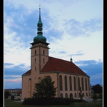 Přesunutý kostel v Mostě